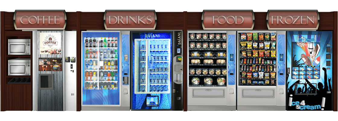Frosted Glass Vending Rendering